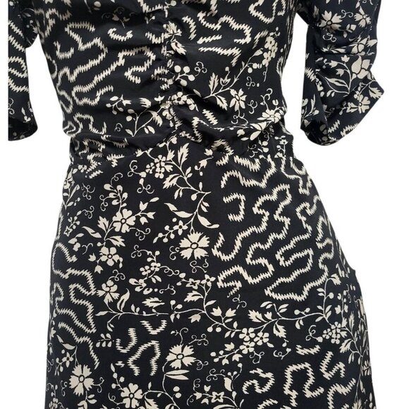 ISABEL MARANT Geometric Floral Silk Midi Dress - Picture 7 of 15